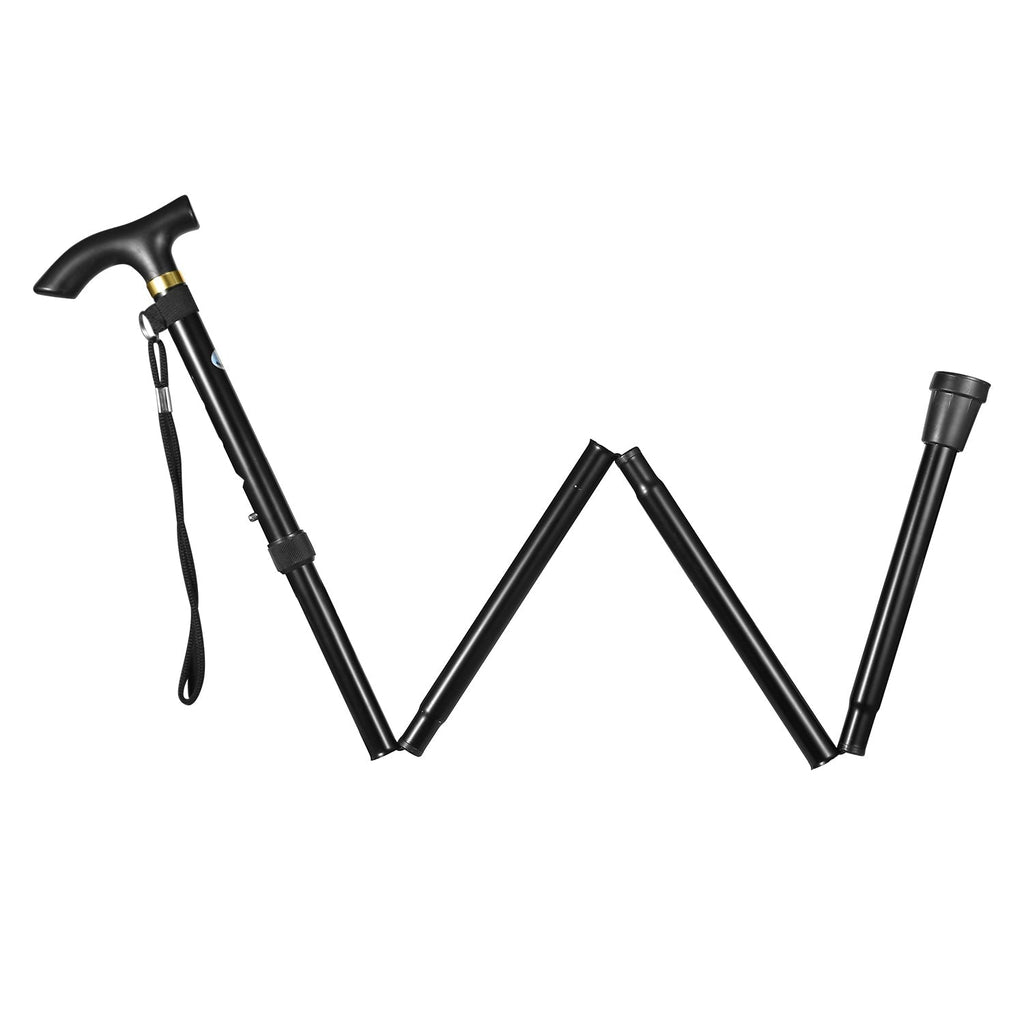 Folding Adjustable Walking Cane – Compact Travel Support